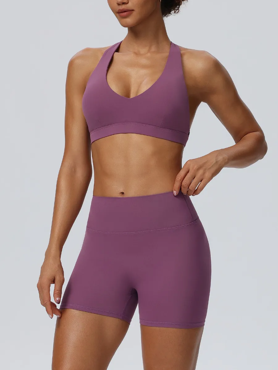 High Quality Sports Outfit Active Yoga Wear Workout Sportswear Gym Fitness Sets for Women FGB62724+62426