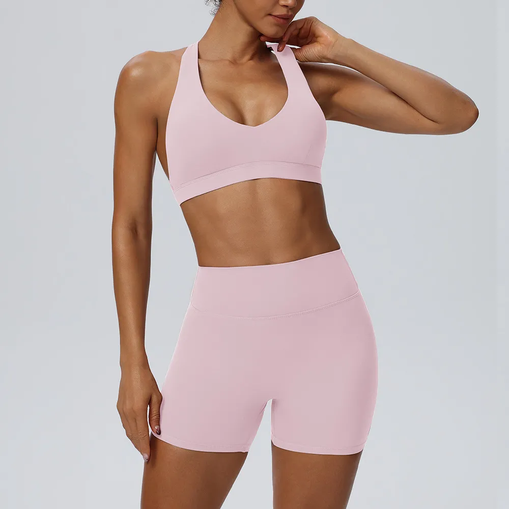 High Quality Sports Outfit Active Yoga Wear Workout Sportswear Gym Fitness Sets for Women FGB62724+62426