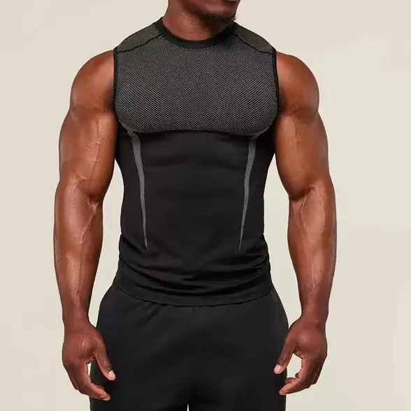 Men's Sports Vest Gym Fitness Wear Workout Tank Tops Athletic Training T-Shirts Breathable Bodybuilding Sleeveless Shirts EFGBFY-SX-BX10