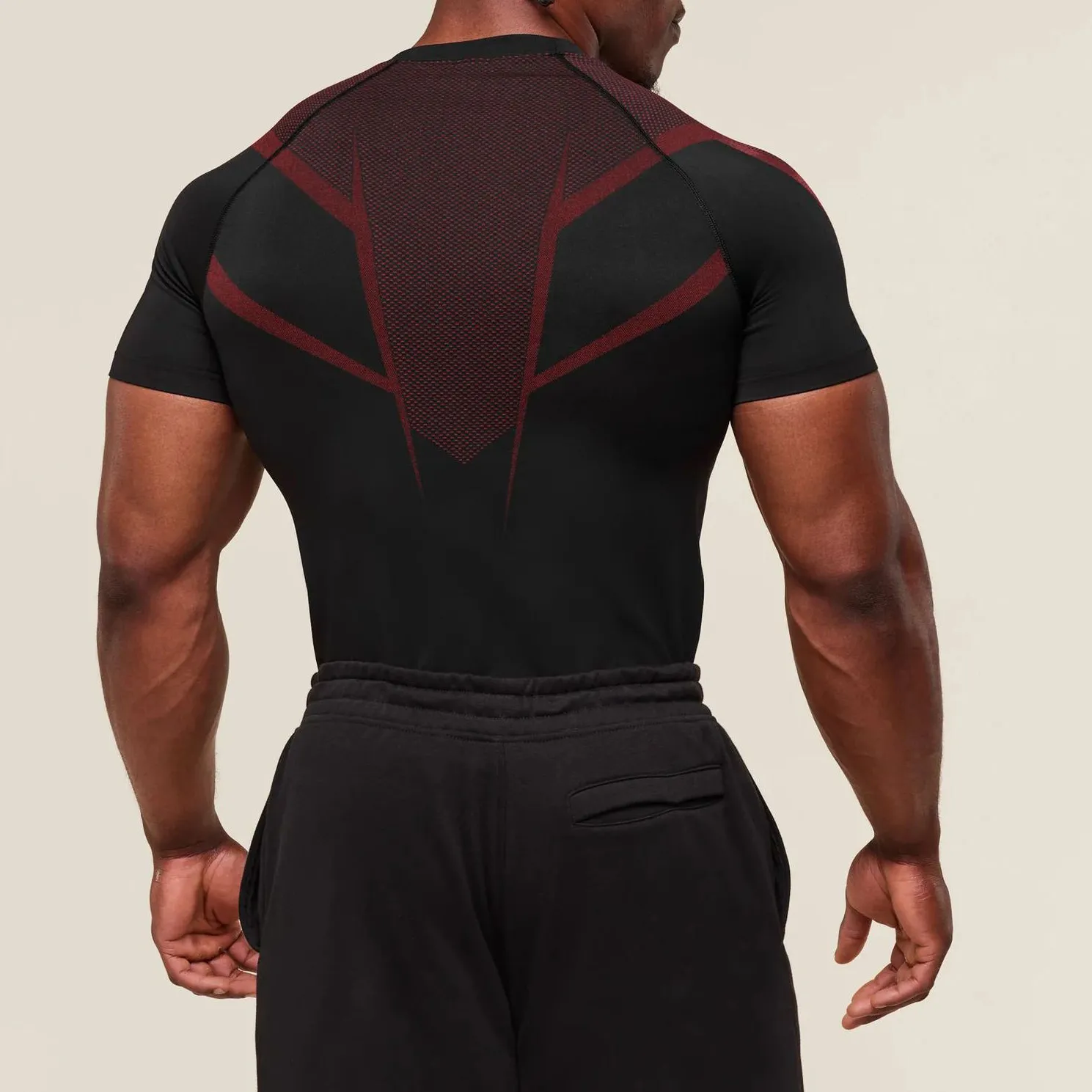 Spandex Polyester Quick Dry Running Fit T Shirt Workout Gym Sport Men T-shirt EFGBFY-SX-DX10