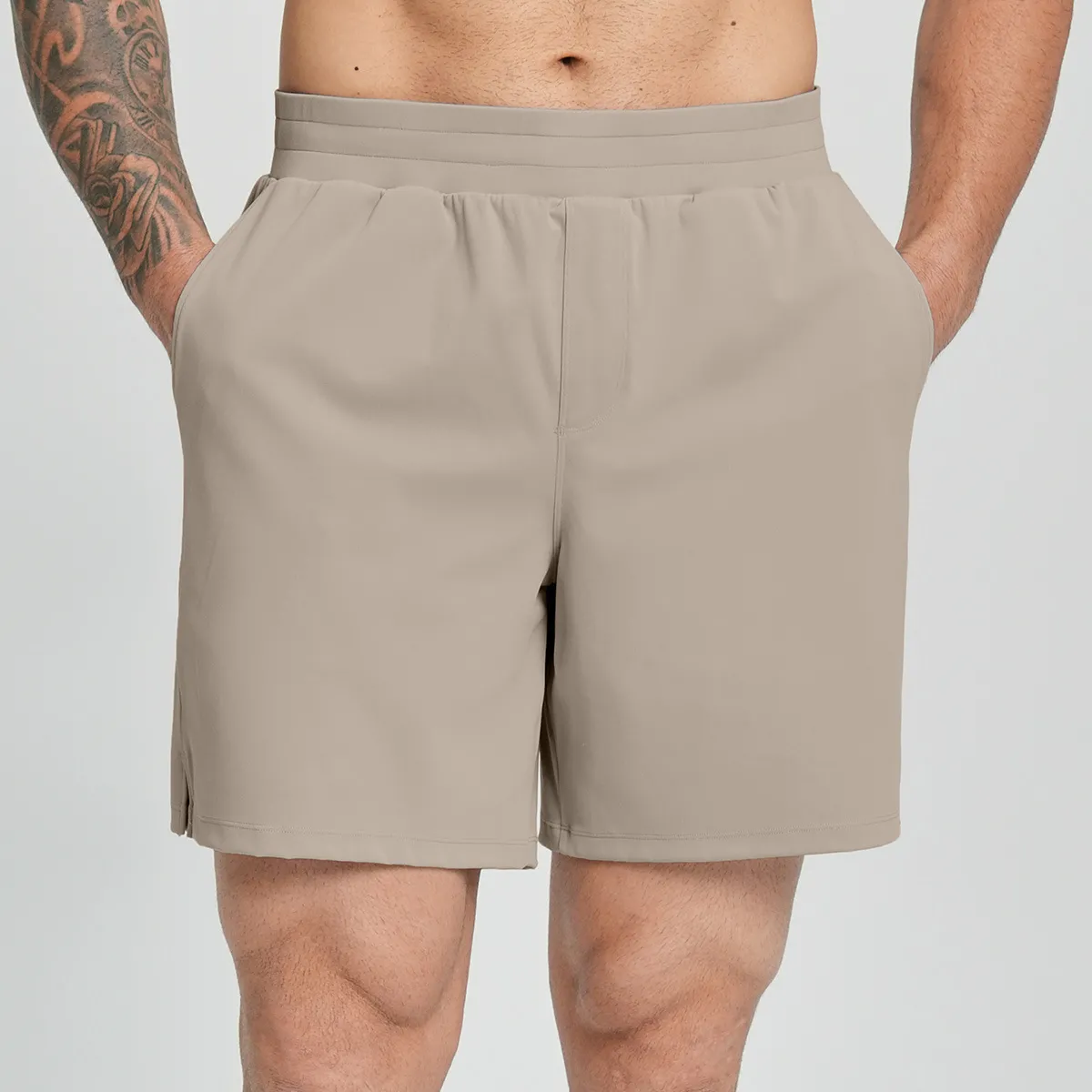Sportswear Mens Lightweight Shorts Athletic Fitness Mens Gym Shorts With Pocket Four Way Stretch Shorts for Men EFGBDD-EDK5086