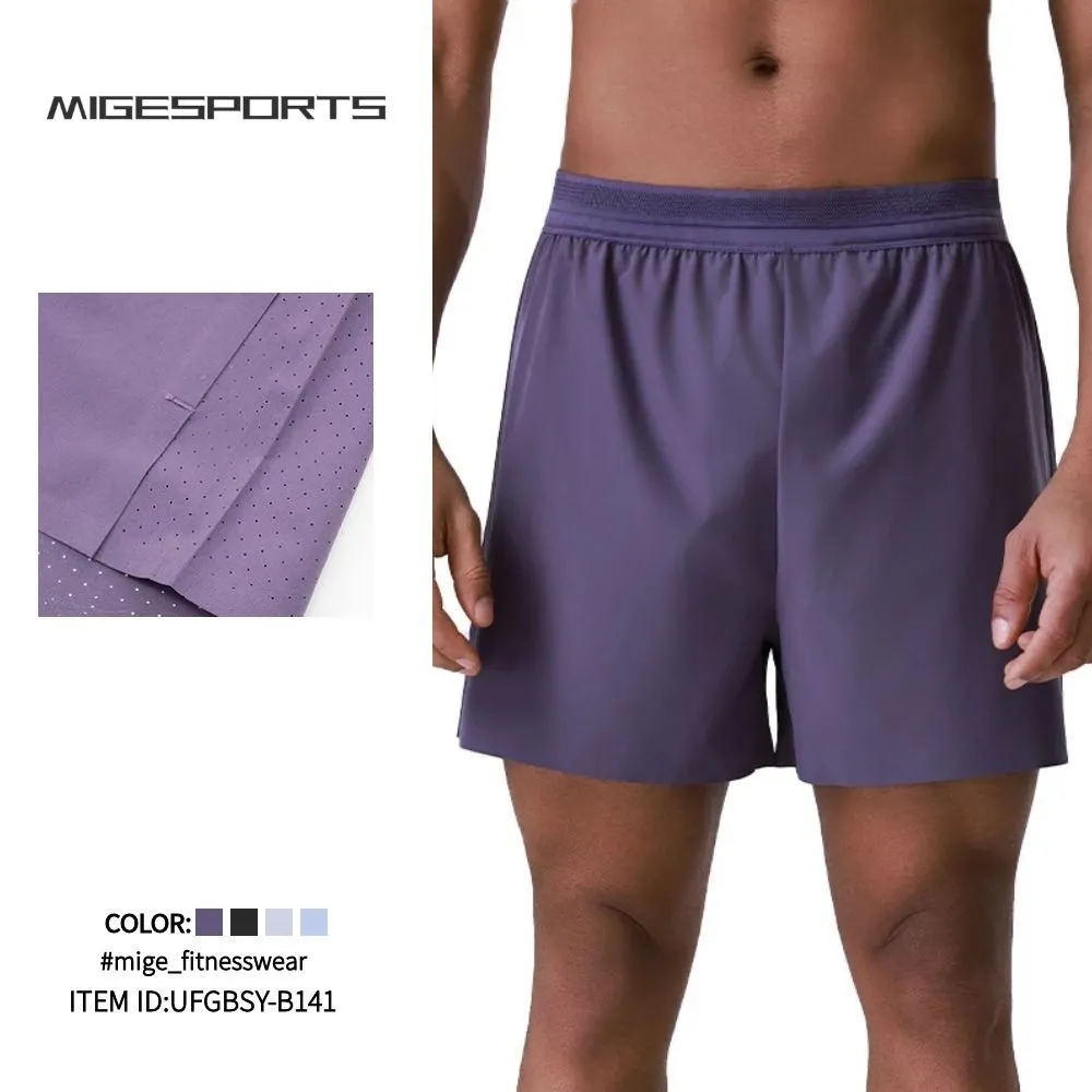 Men's Outdoor Fitness Running Basketball Training Pants Sports Casual Breathable Quick Drying Shorts UFGBSY-B141