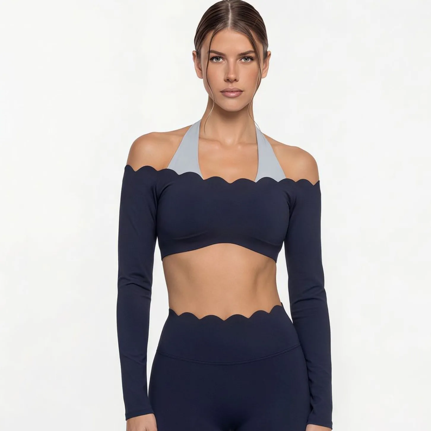 Midnight blue tops