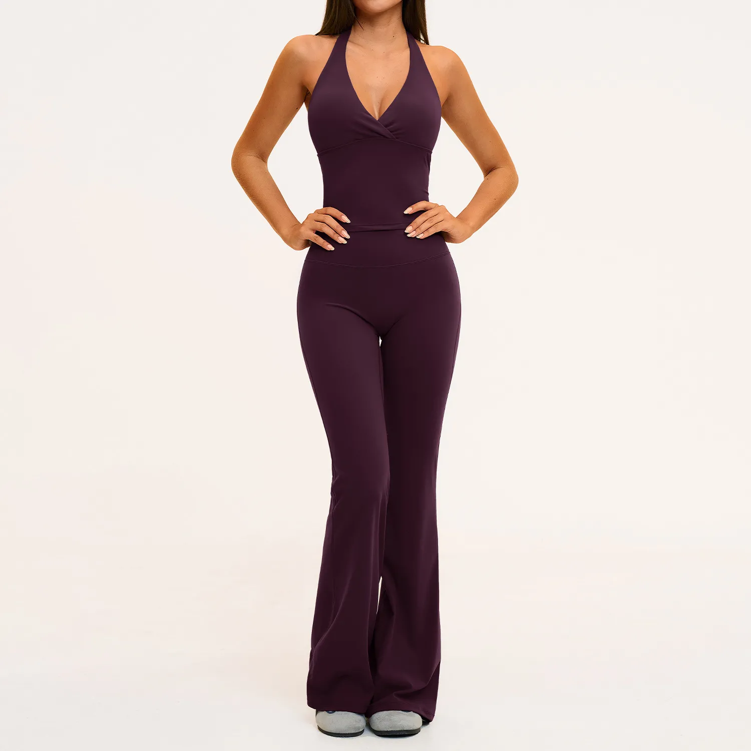 Wholesale Fitness 6 Piece Women Gym Yoga Wear Set Workout Sports Suit Gym Fitness Yoga Set Custom logo FGBTZ4208