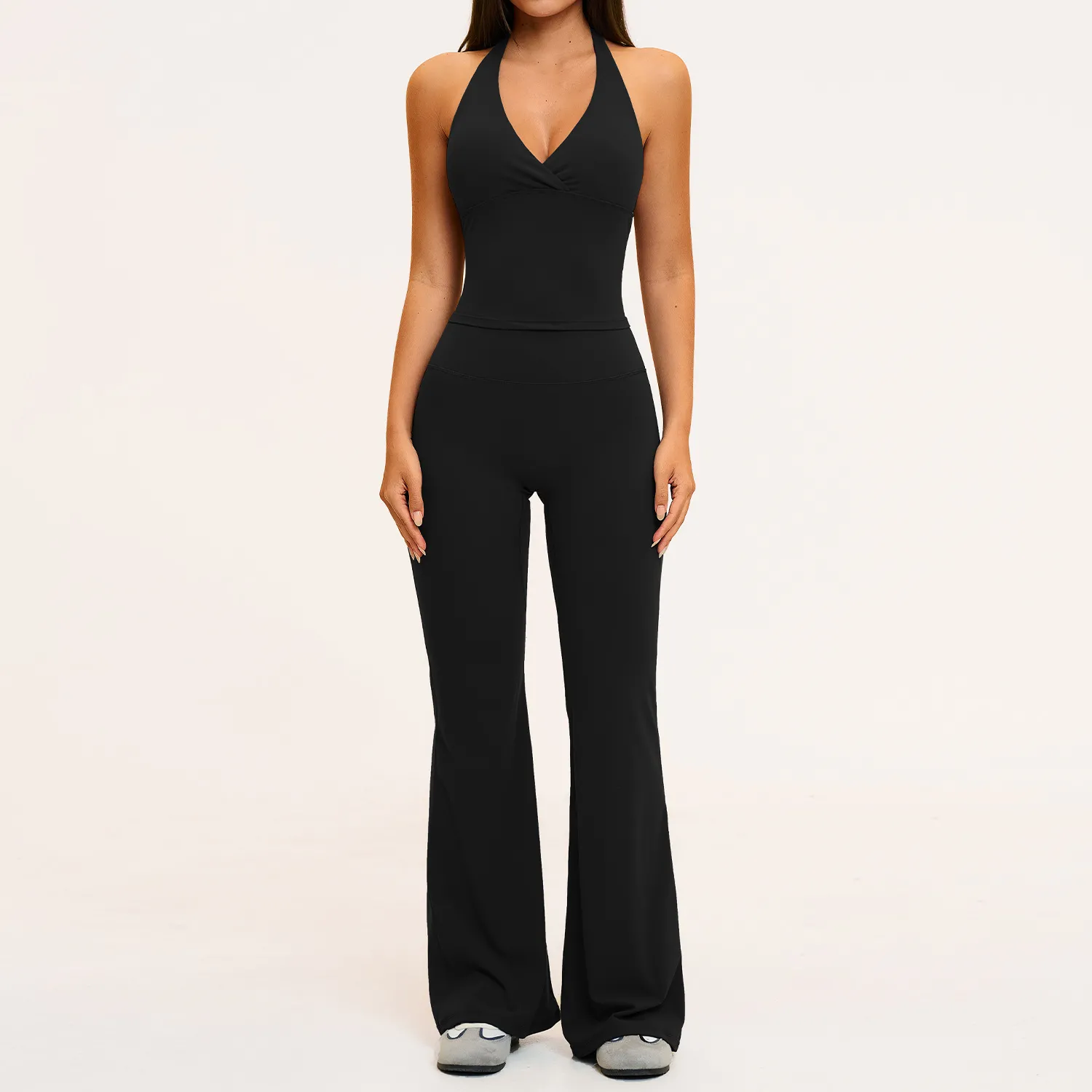 Black singlets+pants