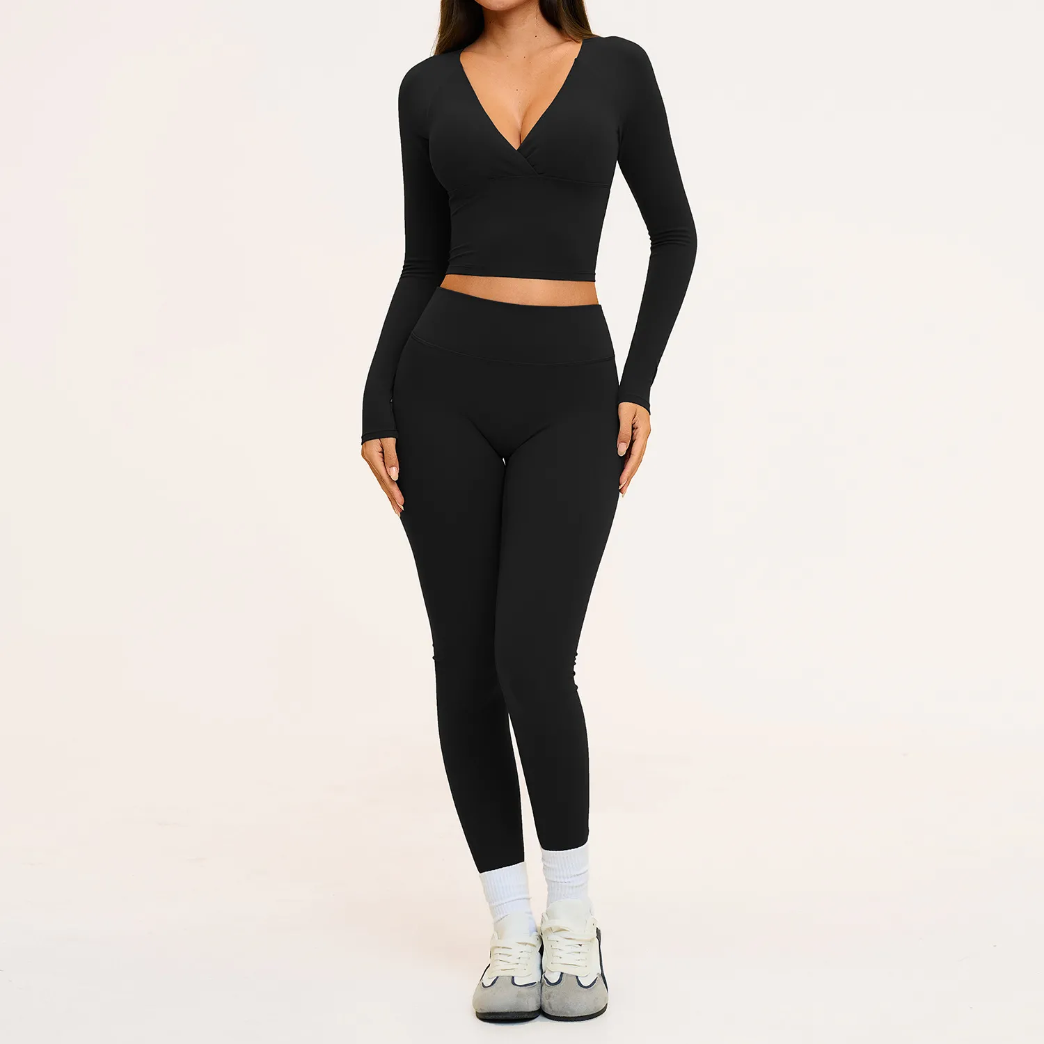 Black long sleeves+leggings