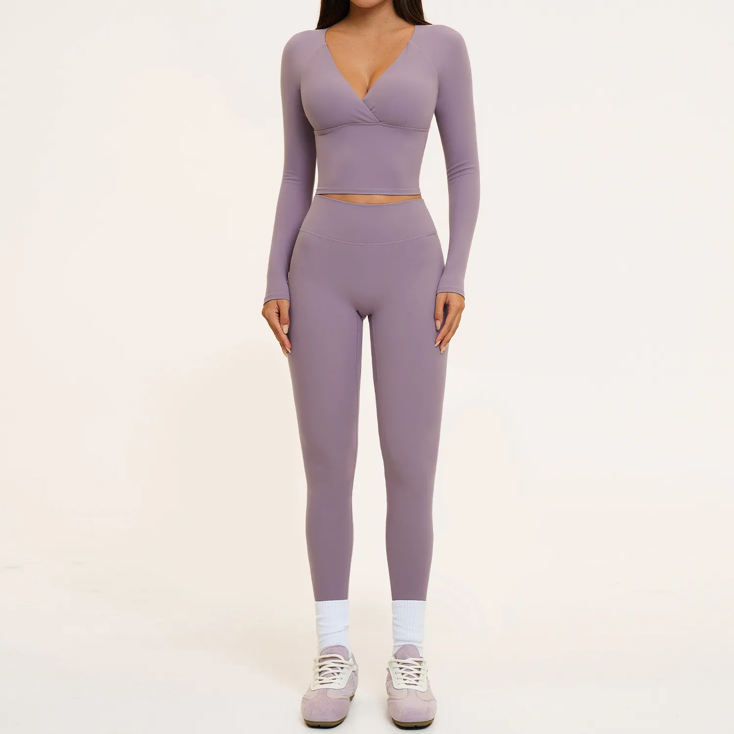 Lilac long sleeves+leggings