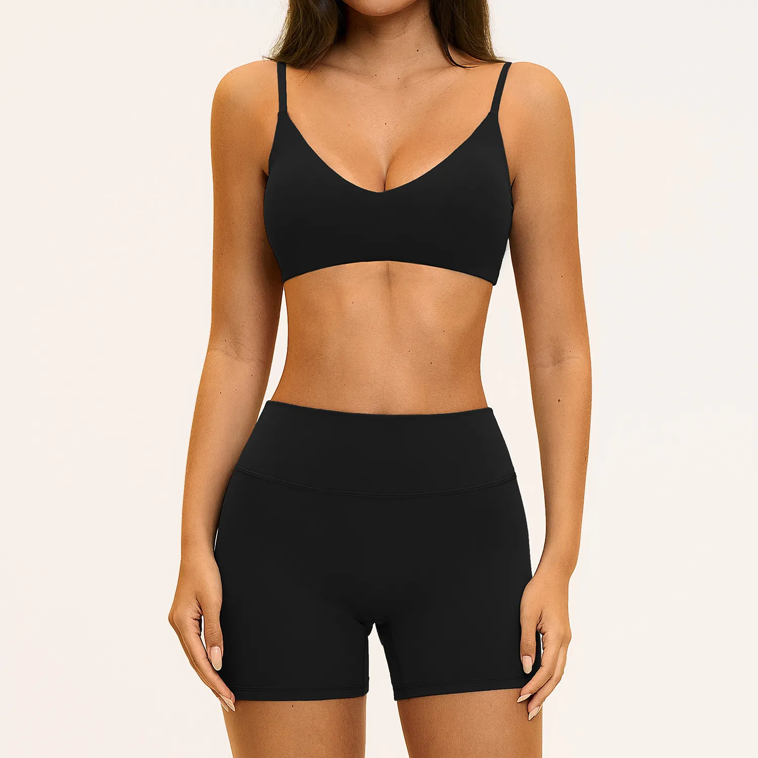 Black bra+shorts