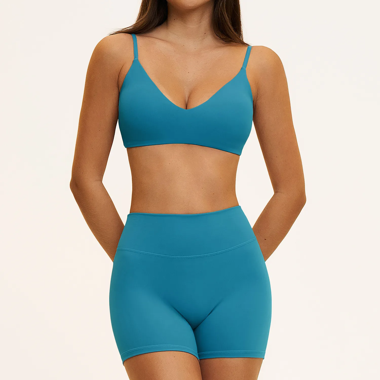 Peacock bra+shorts