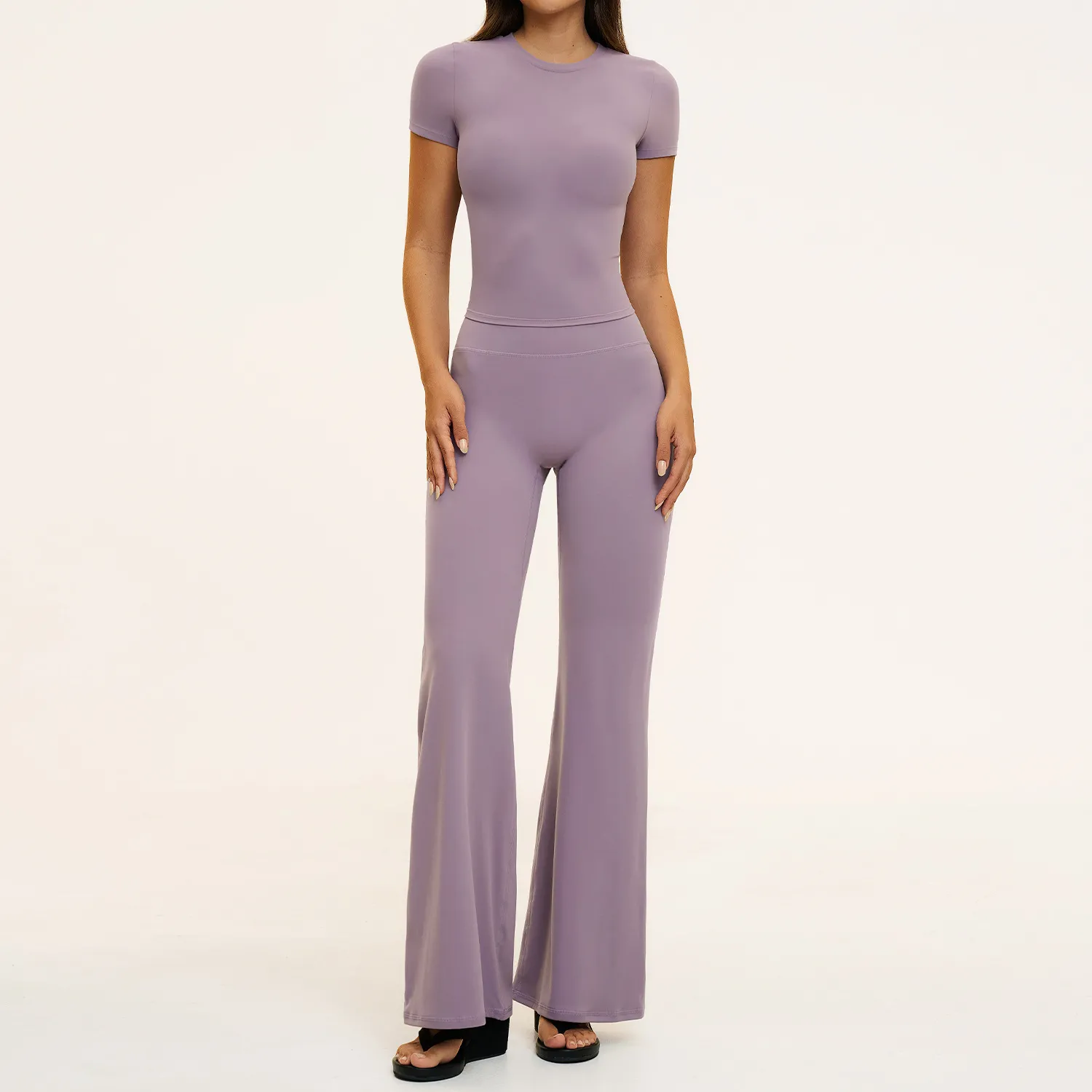 Lilac short sleeves+pants
