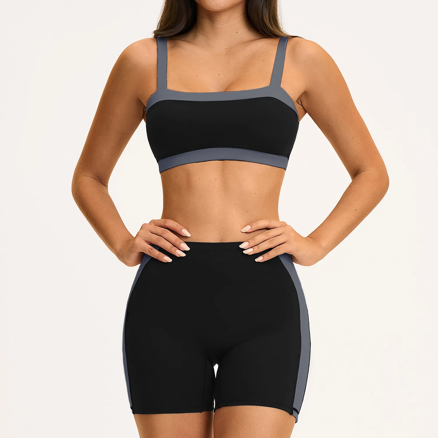 Black bra+shorts