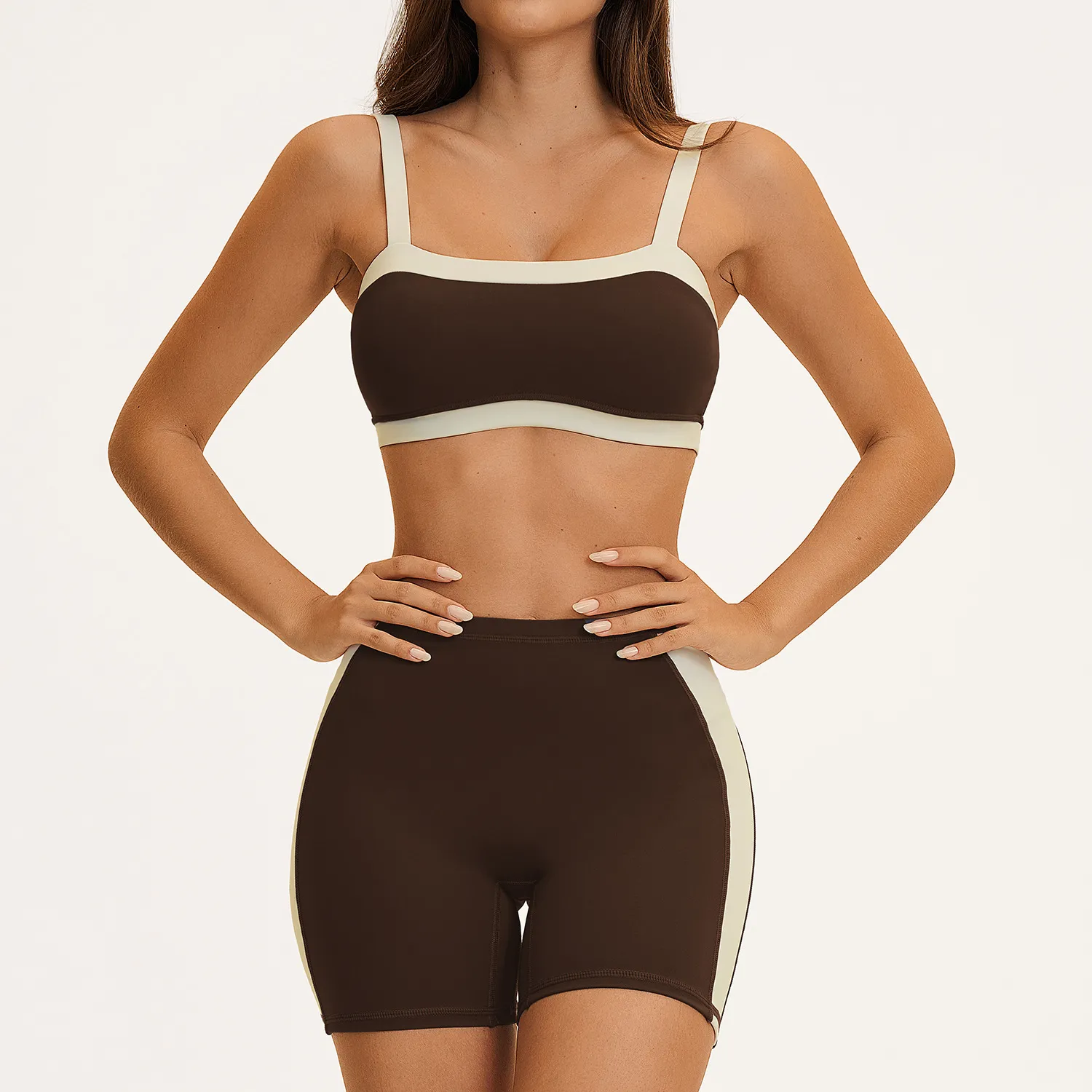 Coffee bra+shorts