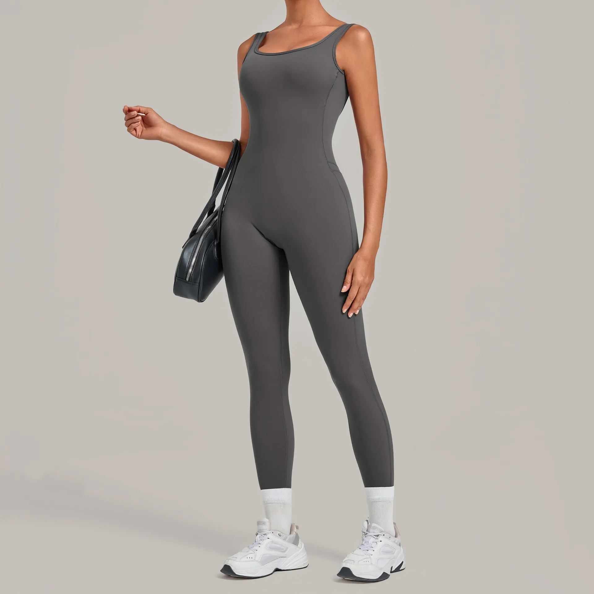 One Piece Yoga Jumpsuit Gym Bodysuit Women's Sports Jumpsuits Backless Sleeveless Tight Long Sportswear FGB7919