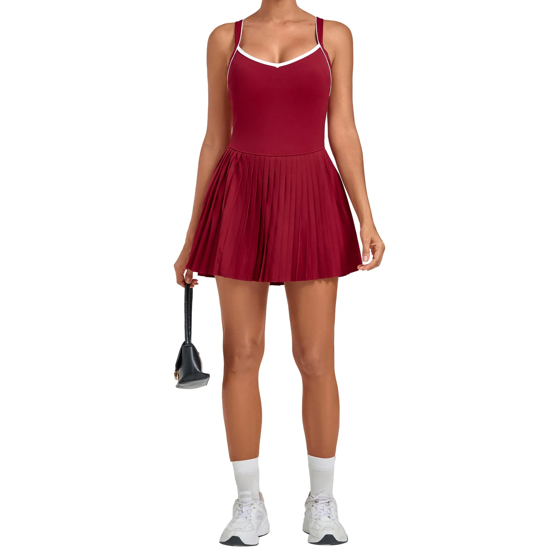 Lightweight Breathable Sexy Outdoor Tennis Golf Skirts Sports Dresses for Women FGB69272
