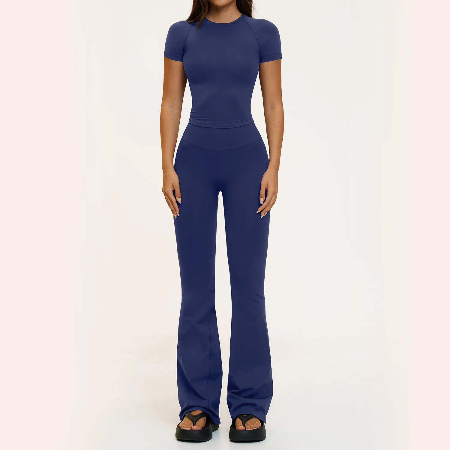 Misty blue short sleeves+pants