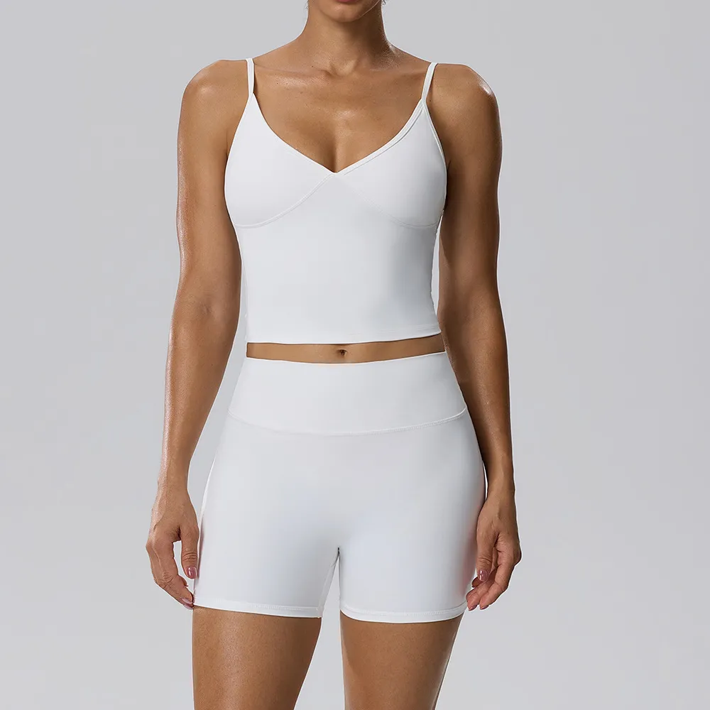 White singlets+shorts