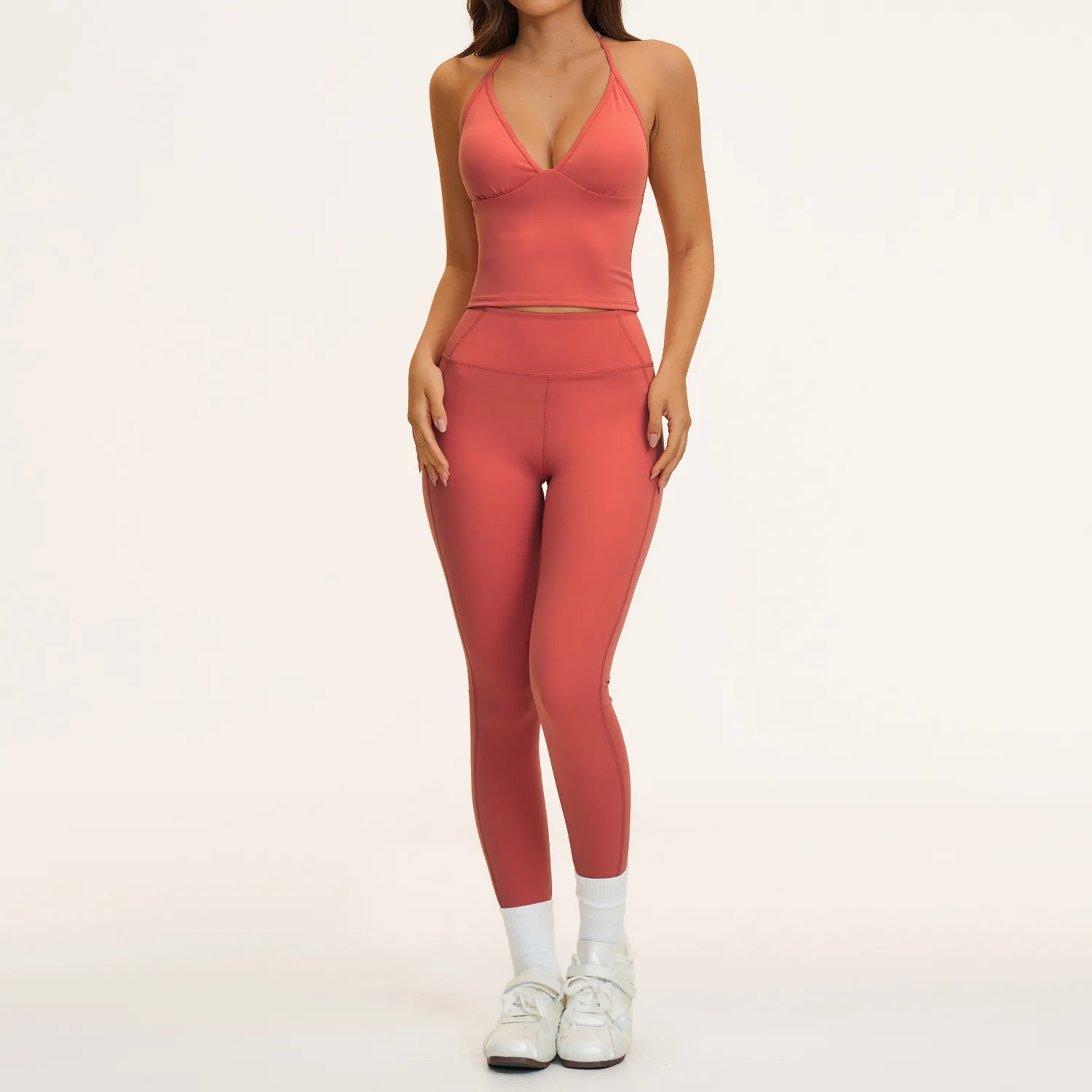 Apple red singlets+leggings