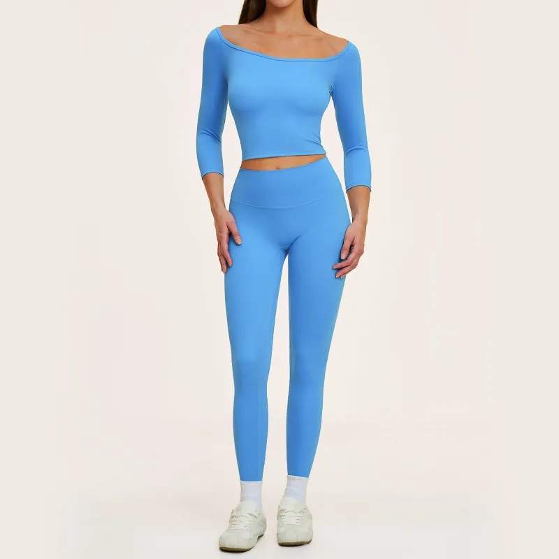 6 Pc Matching Women Active Wear Sets High Quality Gym Clothing Long Sleeve Jacket Spandex Top and Leggings FGBTZ5529