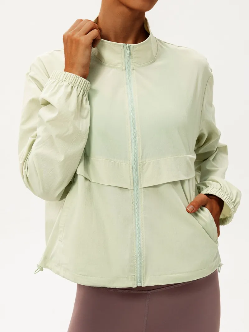 Women's Yoga Jacket Breathable Activewear Tops for Fitness Gym Sports FGB22617