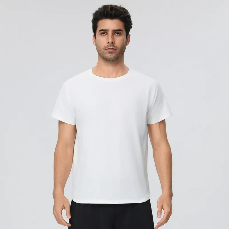 Men's Quick Dry Sporty Breathable Eco-Friendly Lightweight Sports T-Shirt Short Sleeve Solid Summer Running EFGBYEL-61204