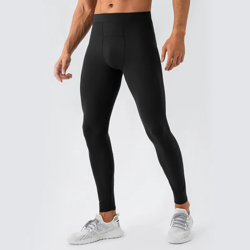 Quick Dry Men's Sports Training Pants High Elasticity High Quality Men's Compression Leggings for Running  EFGBYEL-31341
