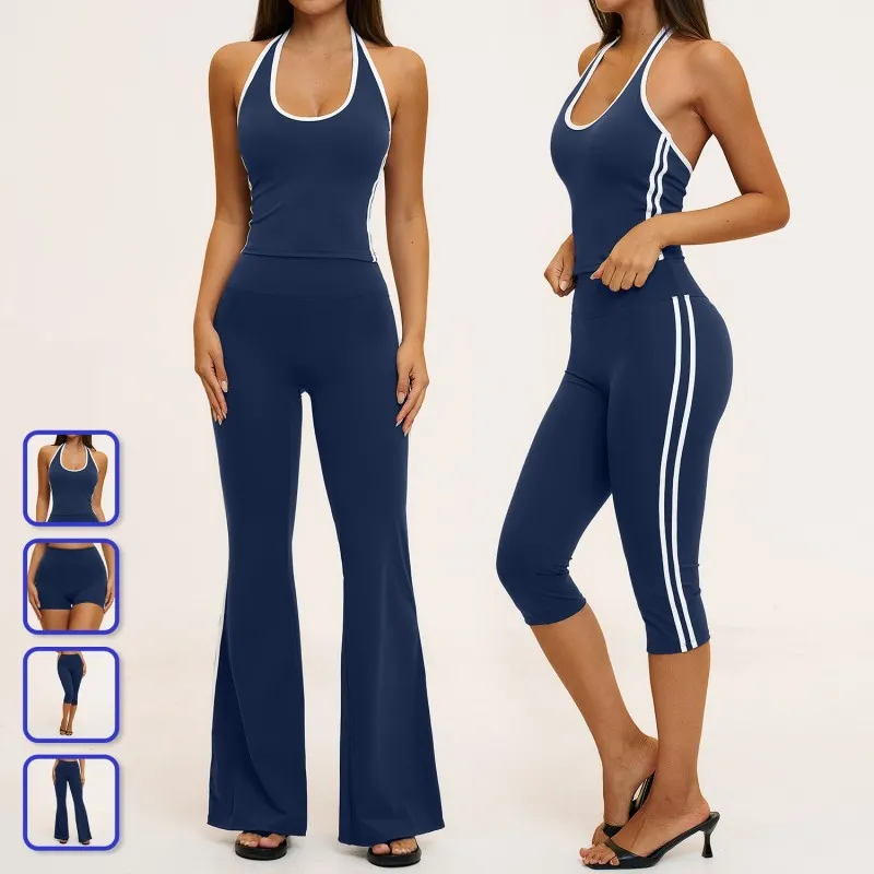 New Sportswear Women's Yoga Set Gym Workout Yoga Sets High Quality Quick-drying Fitness Yoga Set FGBTZ4506