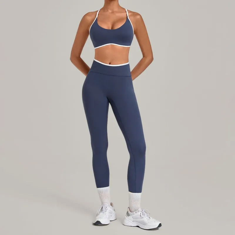 Navy bra+leggings