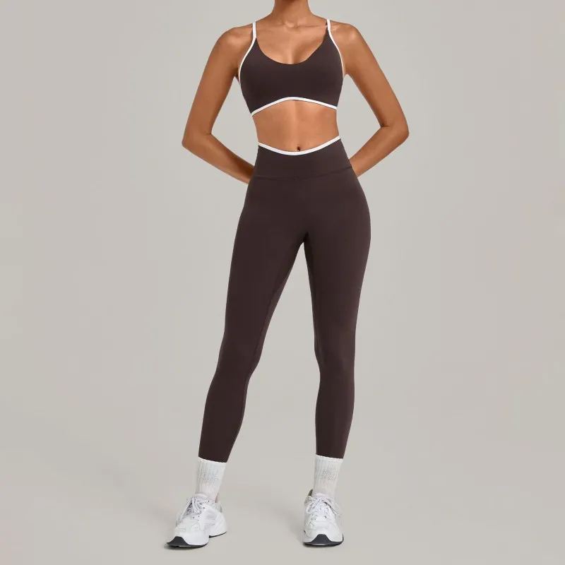 Coffee bra+leggings