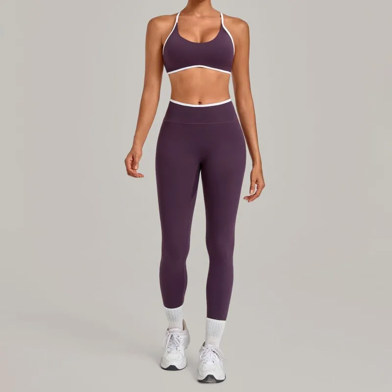 Grape bra+leggings