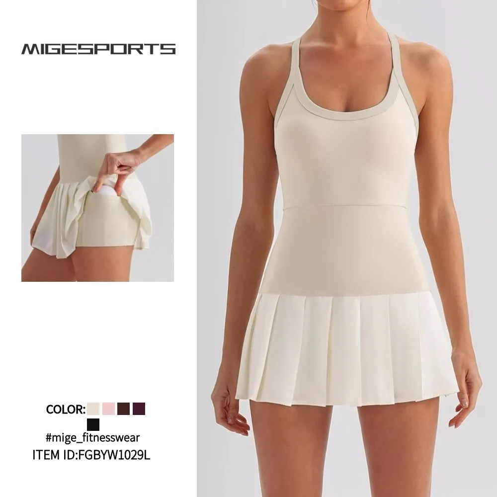 Breathable Outdoor Sports Tennis Skirts for Running Yoga & Fitness for Women FGBYW1029L