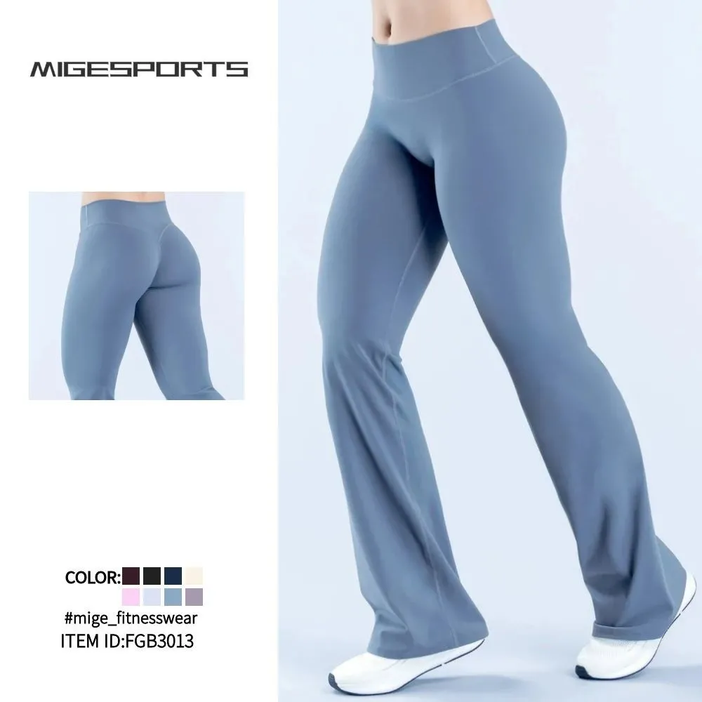 Yoga Pants Control Butt Lifting Bootcut Leggings Elastic Wide Leg Fitness Sports Yoga Pants FGBRXW3013