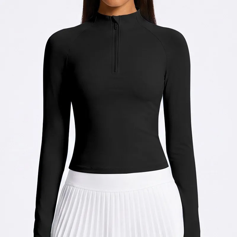 Black long sleeves tops