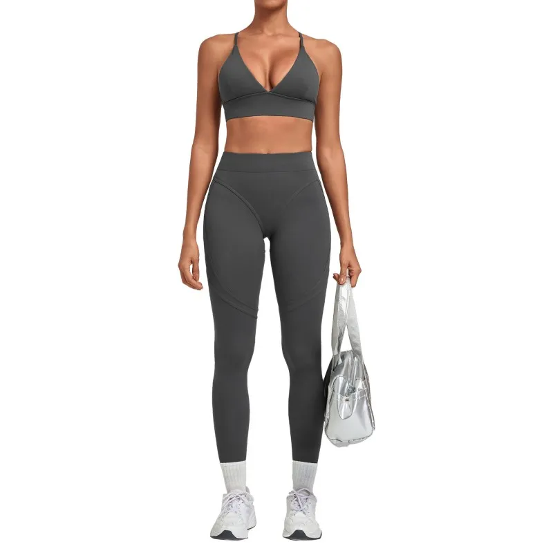 Fitness Clothing Yoga Wear Set Women Sportswear 2 Two Pieces Yoga Suit Gym Fitness Sets FGB1358+08101