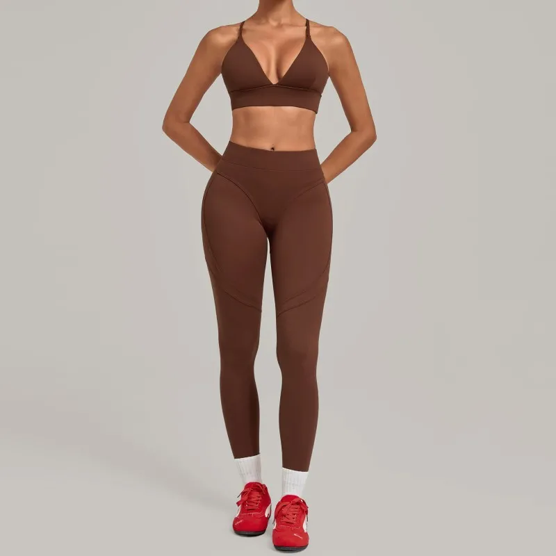 Coffee bra+leggings