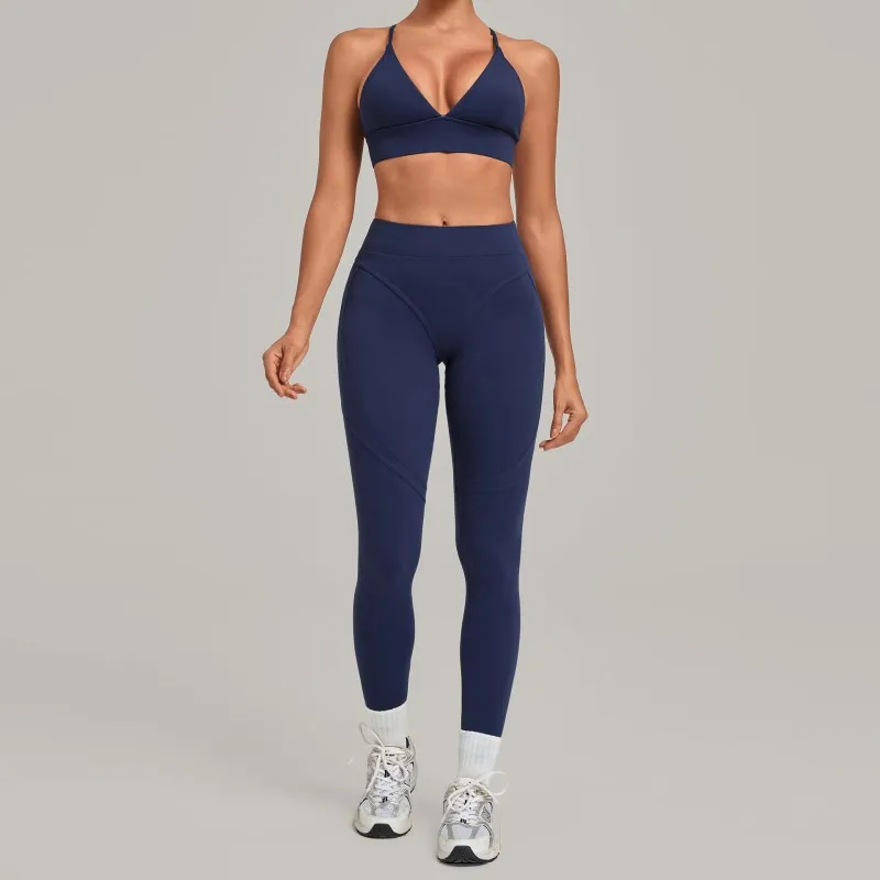 Navy bra+leggings