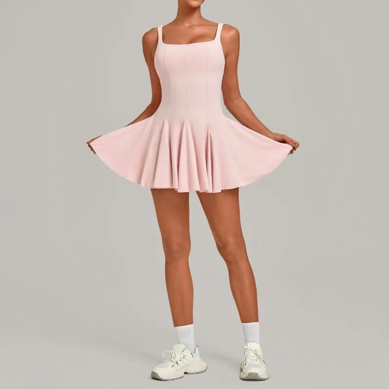 Sports Yoga Skirt with Shorts New Style Sports Dress Running Golf Tennis for Women FGB4126