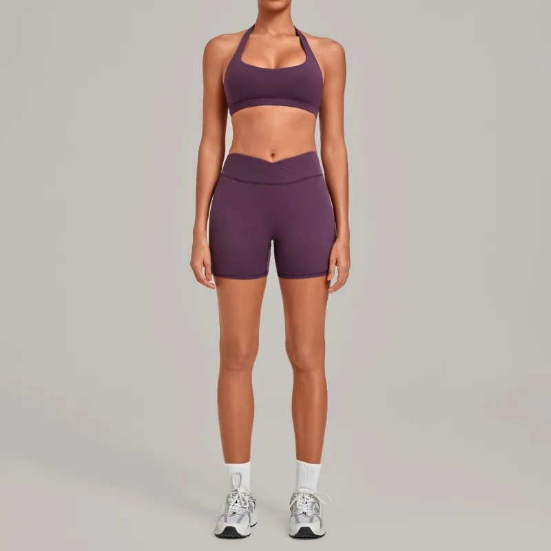 Grape bra+shorts