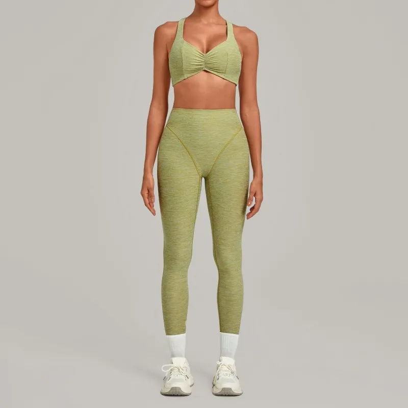 Sage green bra+leggings