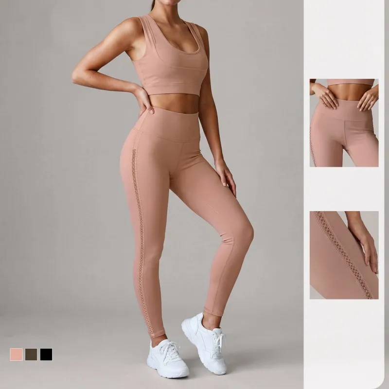 Yoga Set for Training and Workout With Stretchable Fabric and Comfortable Design for Gym Fitness and Daily Activities FGBLD2678