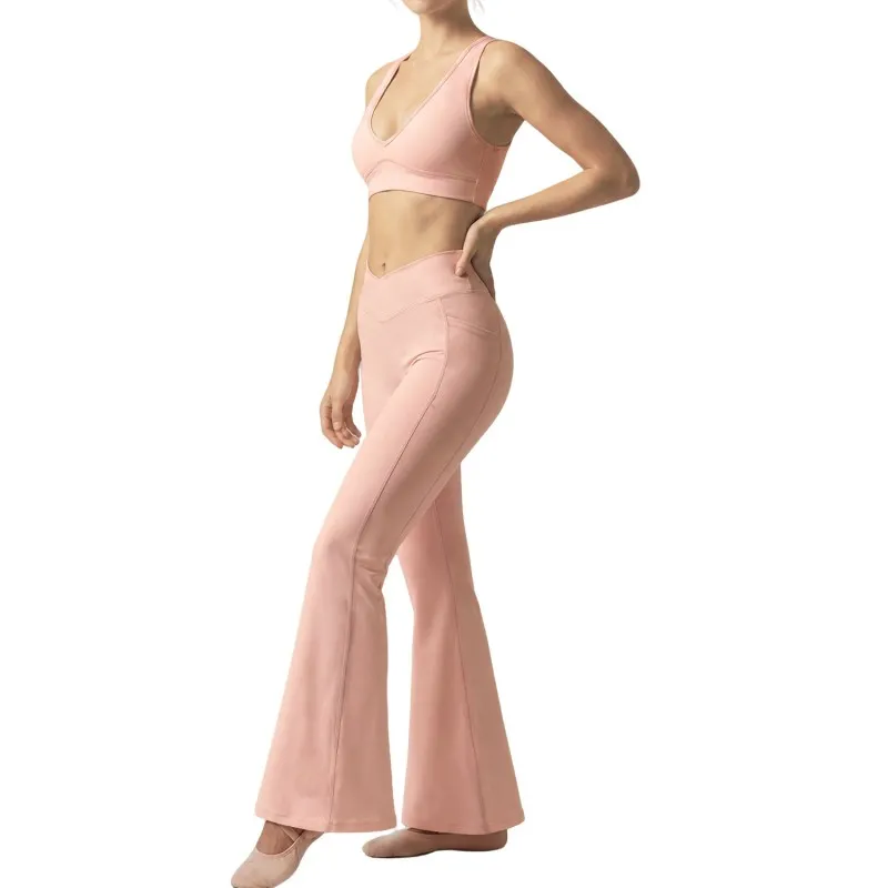 Women's Solid 2-Piece Yoga Set Breathable Lightweight Quick Dry Spandex/Nylon FGBYP26005