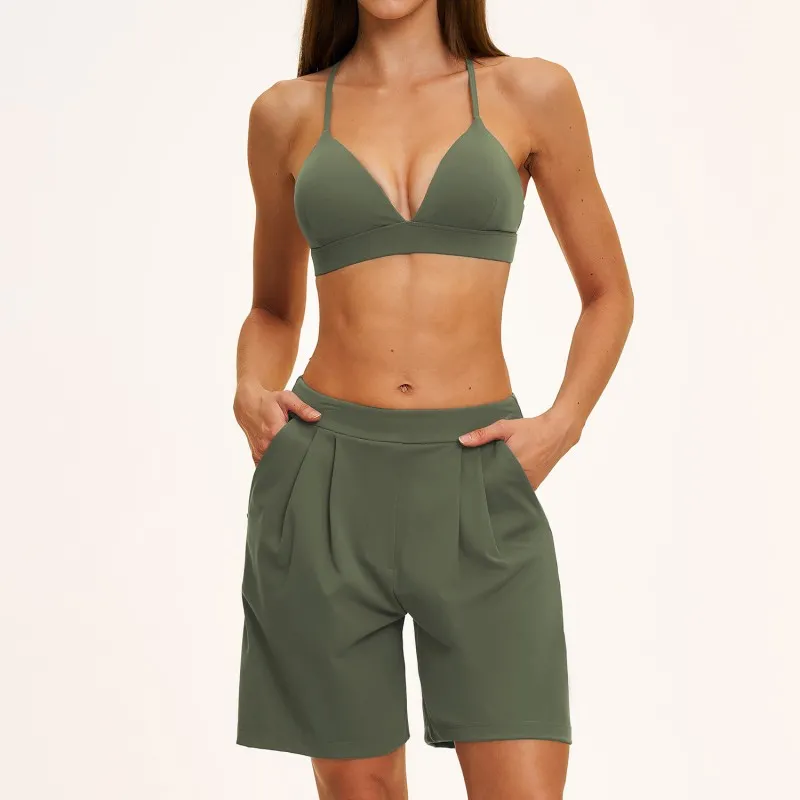 Forest bra+shorts