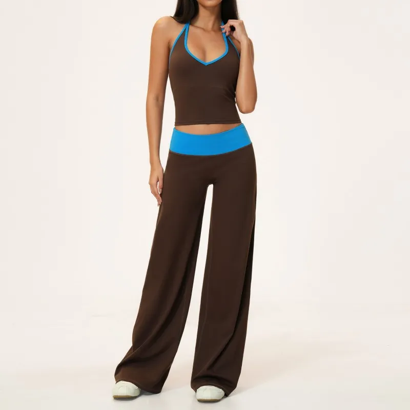 Brown& Blue singlets+pants