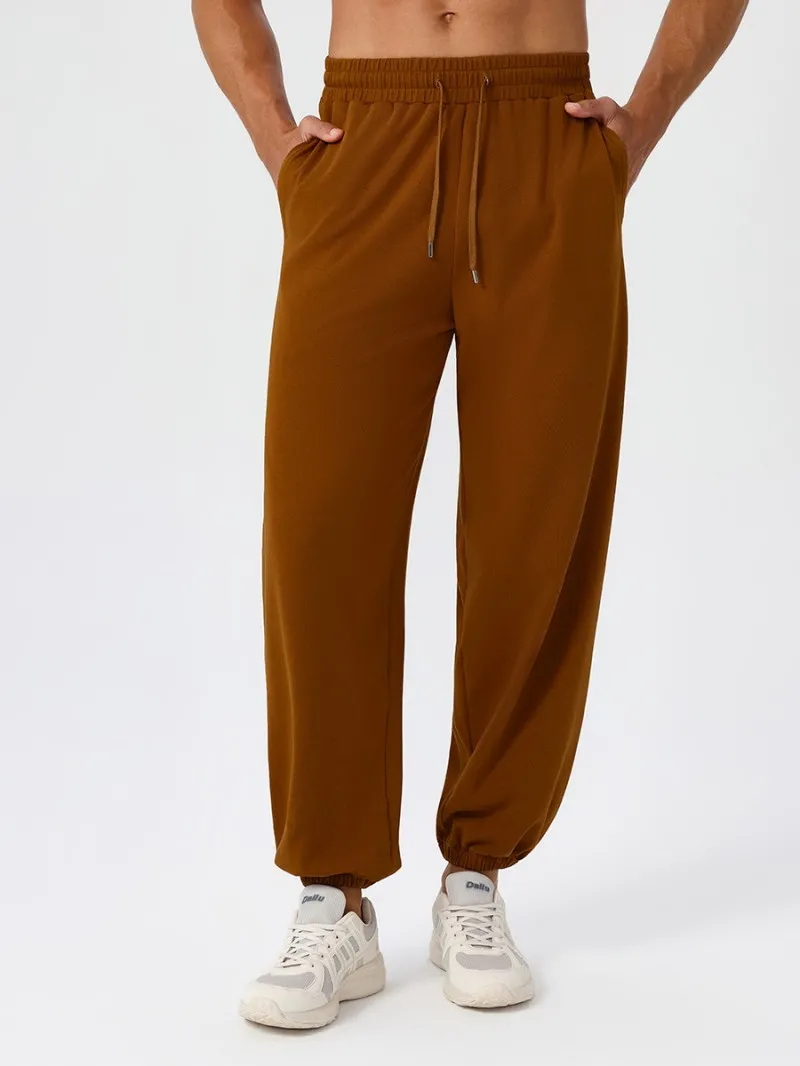 Jogger Stretch Elastic Waist Athletic Workout Cargo Pants Men's Lightweight Cargo Sweatpants EFGBYEL-51349