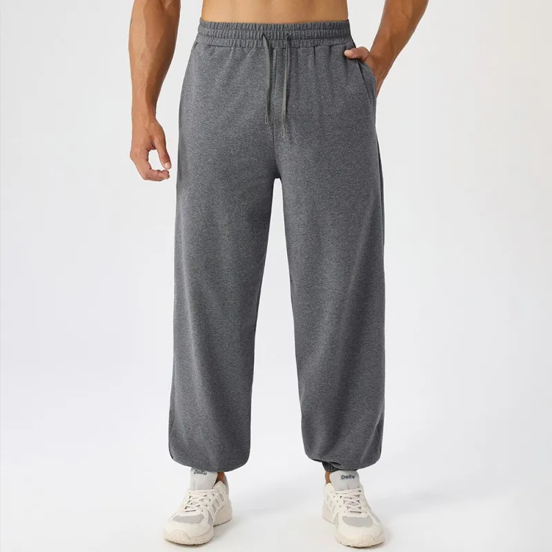 Jogger Stretch Elastic Waist Athletic Workout Cargo Pants Men's Lightweight Cargo Sweatpants EFGBYEL-51349