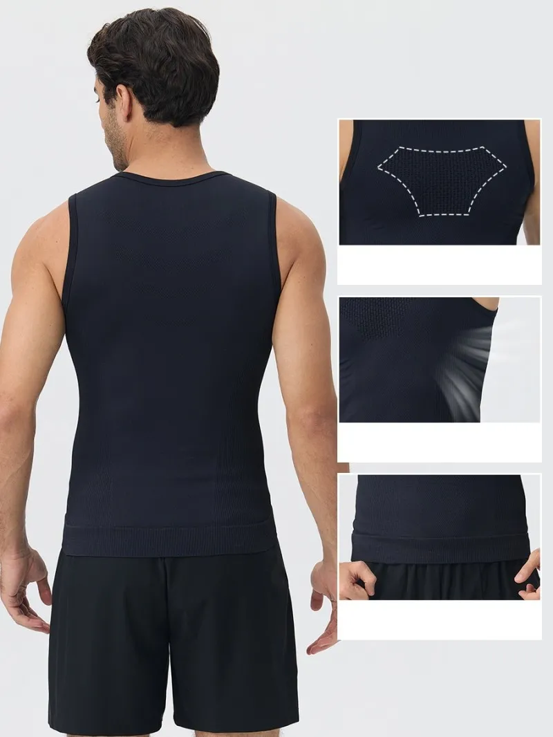 Men's Sport Vests Quickly Dry Breathable Loose Fit Running Gym Wear EFGBYEL-B3192