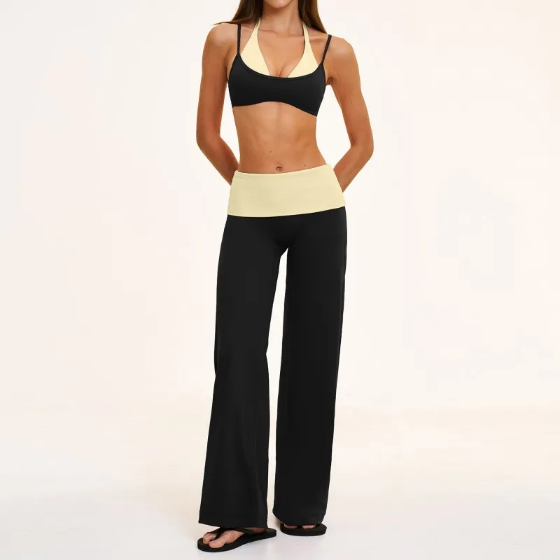 5pcs Yoga Sets Sports Bra Shirt Workout Fitness Yoga Set for Women Apparel Gym Pants Fitness Sets FGBTZ2585