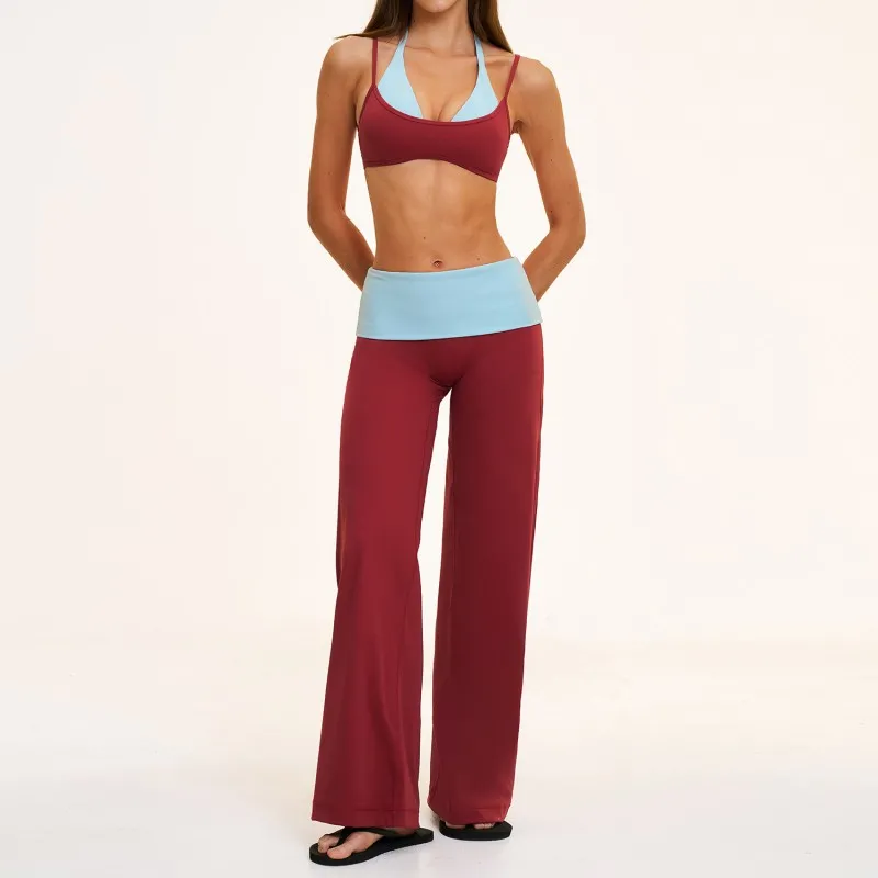 5pcs Yoga Sets Sports Bra Shirt Workout Fitness Yoga Set for Women Apparel Gym Pants Fitness Sets FGBTZ2585