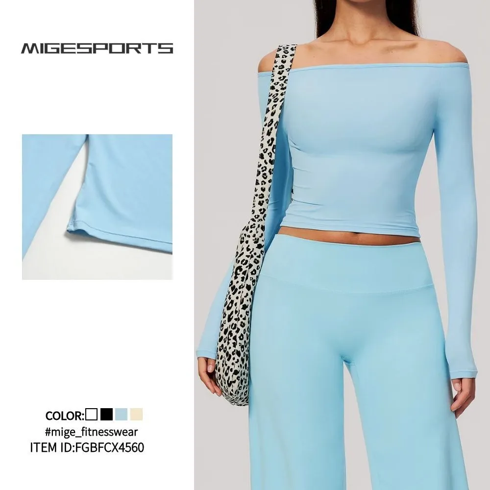 Women's Long Sleeve Breathable Slimming Sports Training Fitness Suit FGBFCX4560