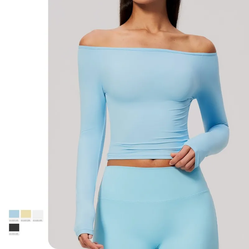 Women's Long Sleeve Breathable Slimming Sports Training Fitness Suit FGBFCX4560