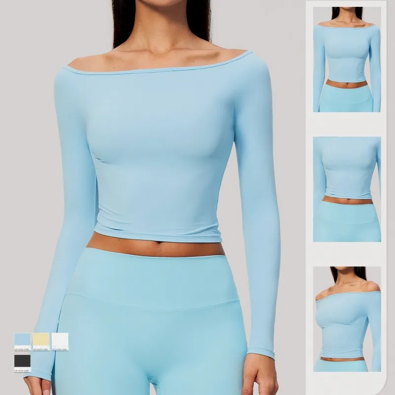 Women's Long Sleeve Breathable Slimming Sports Training Fitness Suit FGBFCX4560